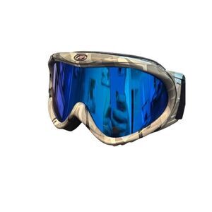 Renegade Snow Ski Goggles Winter Sports Adult SnowBoarding Black Frame • Blue Le